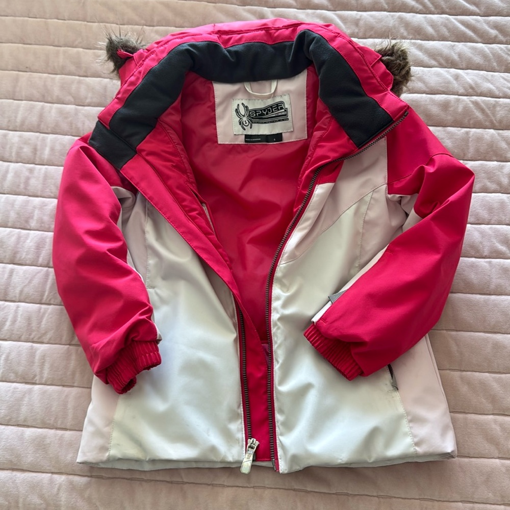 Girls Spyder ski coat